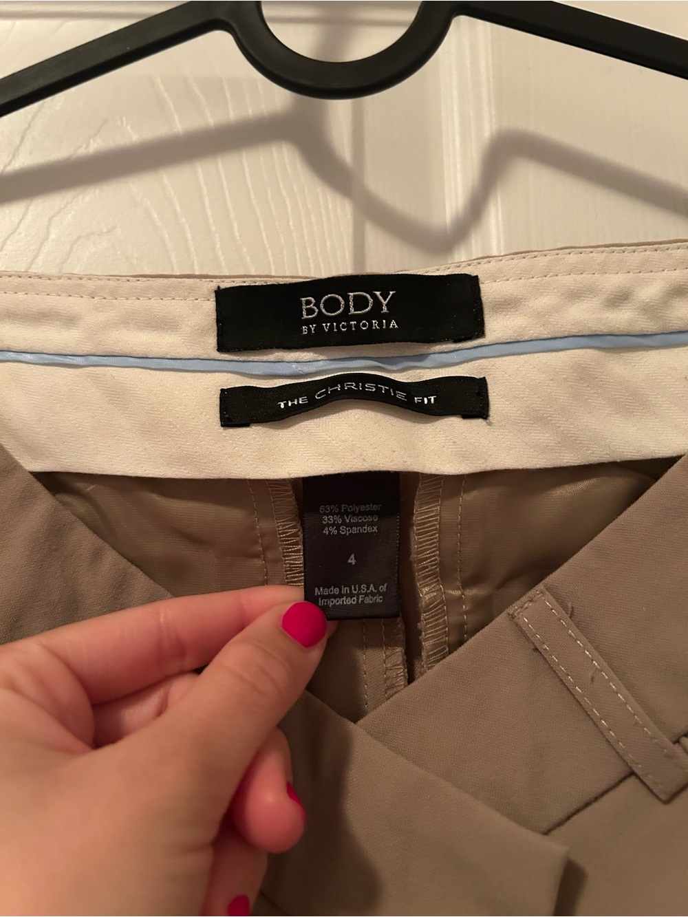 Body by Victoria The Christie Fit Dress Pants